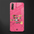 teenage dream glass case for vivo s1 image