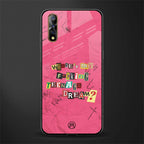 teenage dream glass case for vivo s1 image