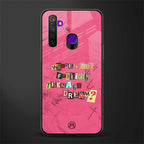 teenage dream glass case for realme 5i image