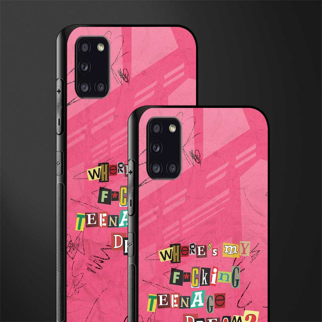 teenage dream glass case for samsung galaxy a31 image-2