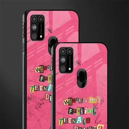 teenage dream glass case for samsung galaxy m31 image-2