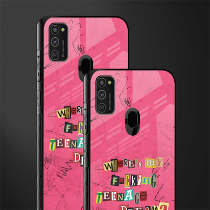 teenage dream glass case for samsung galaxy m21 image-2