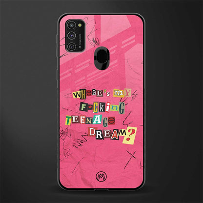 teenage dream glass case for samsung galaxy m21 image