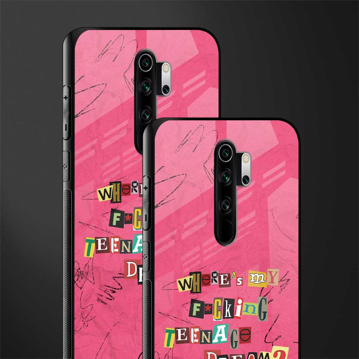 teenage dream glass case for redmi note 8 pro image-2