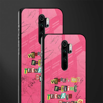 teenage dream glass case for redmi note 8 pro image-2