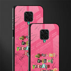 teenage dream glass case for redmi note 9 pro image-2