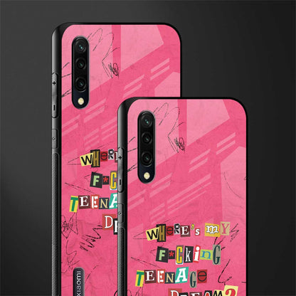 teenage dream glass case for mi a3 redmi a3 image-2