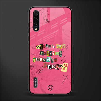 teenage dream glass case for mi a3 redmi a3 image