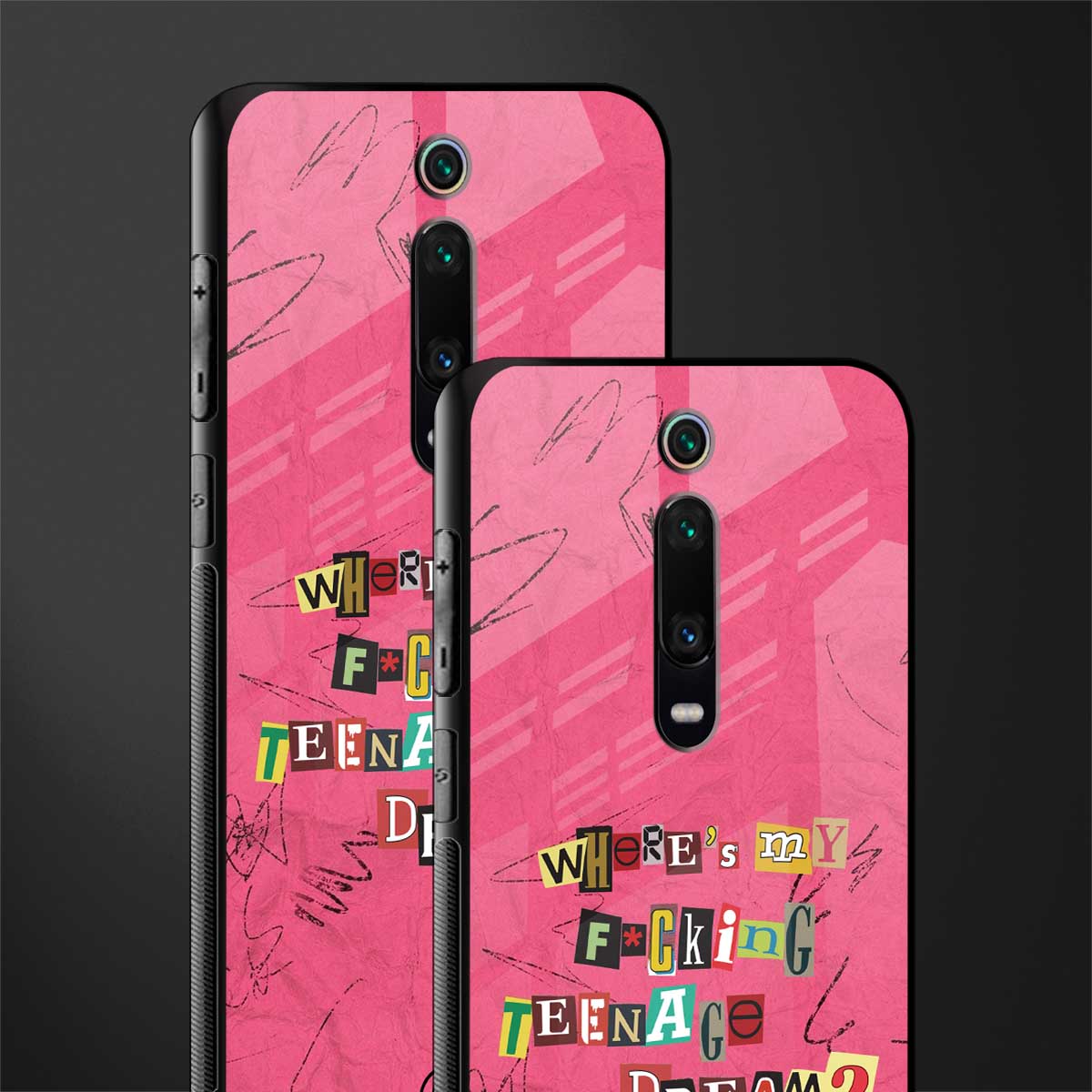 teenage dream glass case for redmi k20 image-2