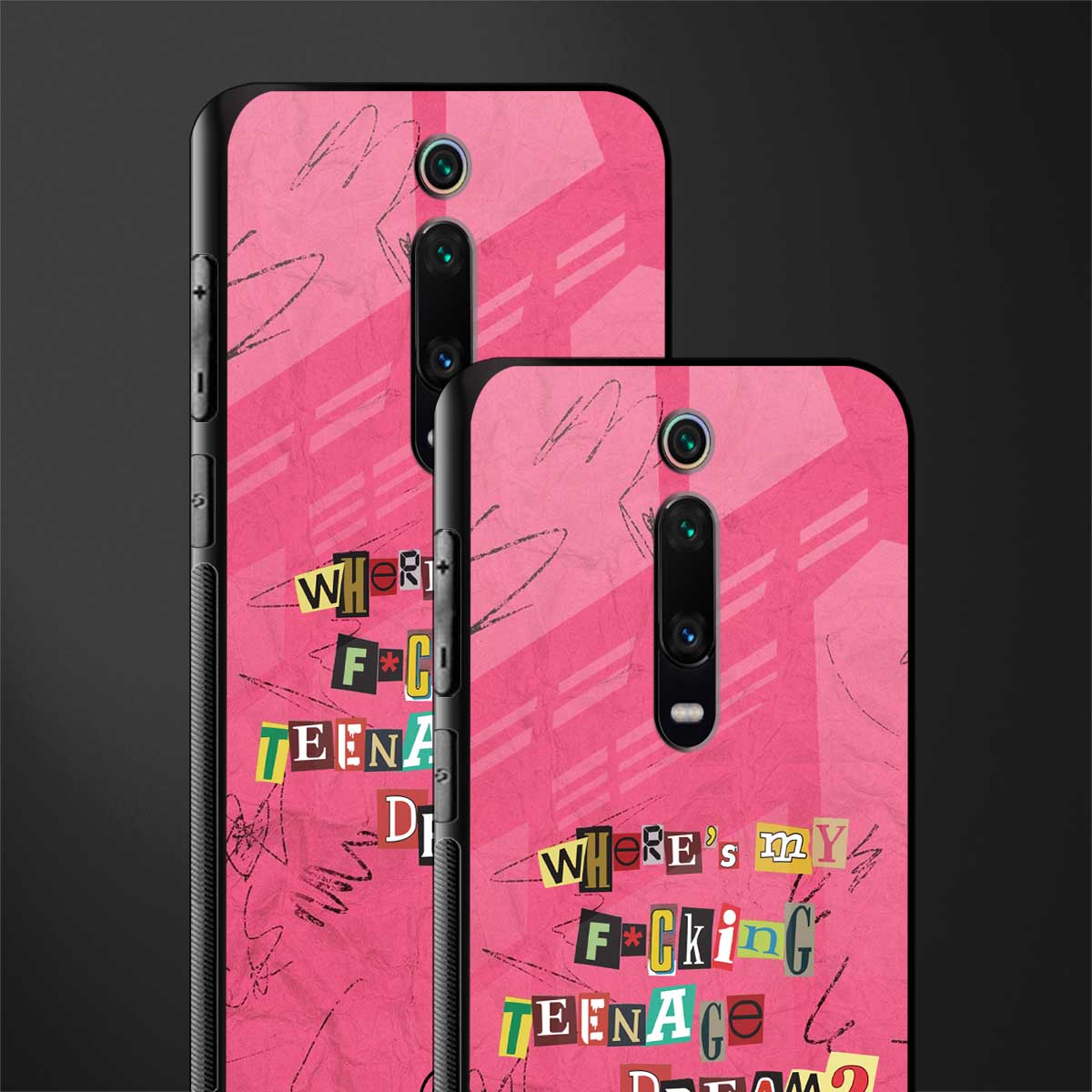 teenage dream glass case for redmi k20 pro image-2