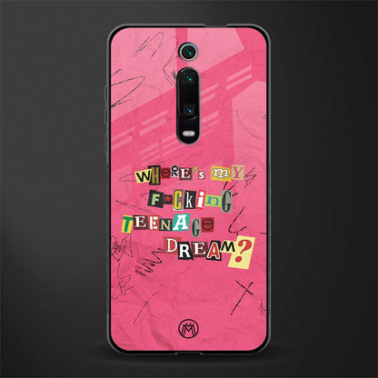 teenage dream glass case for redmi k20 pro image