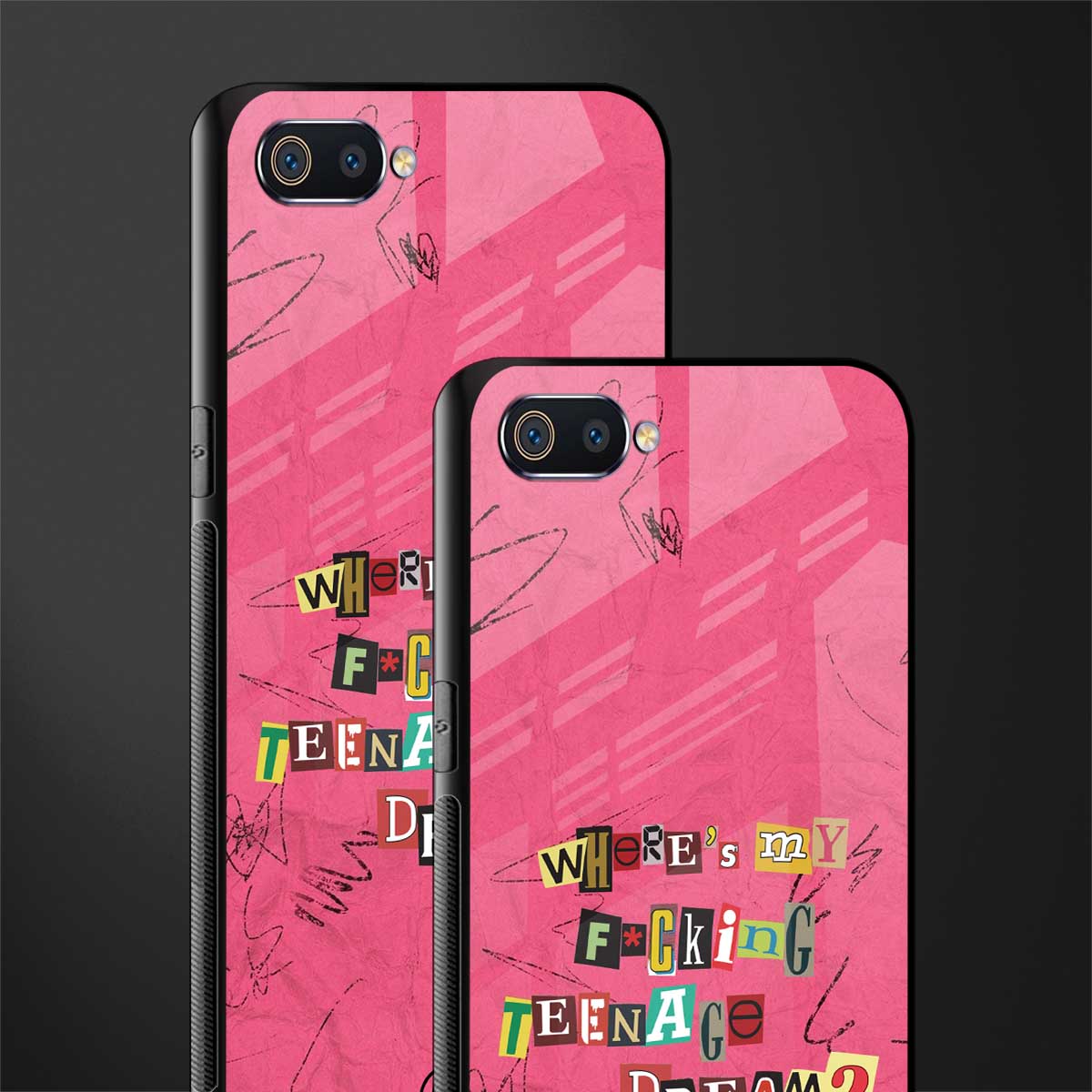 teenage dream glass case for oppo a1k image-2