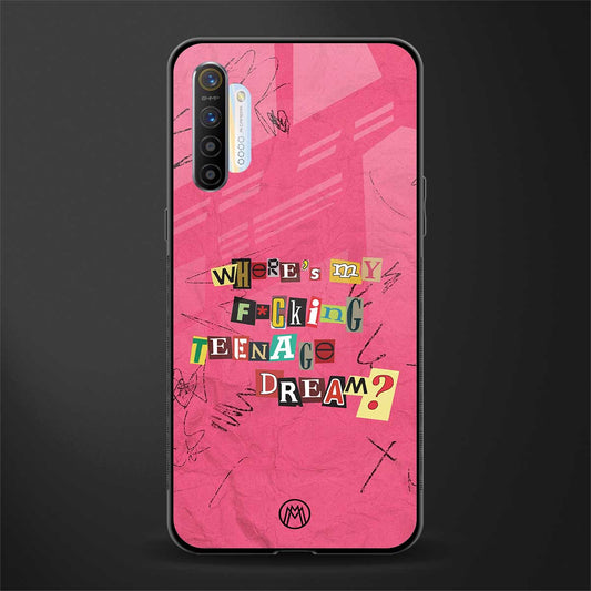 teenage dream glass case for realme x2 image