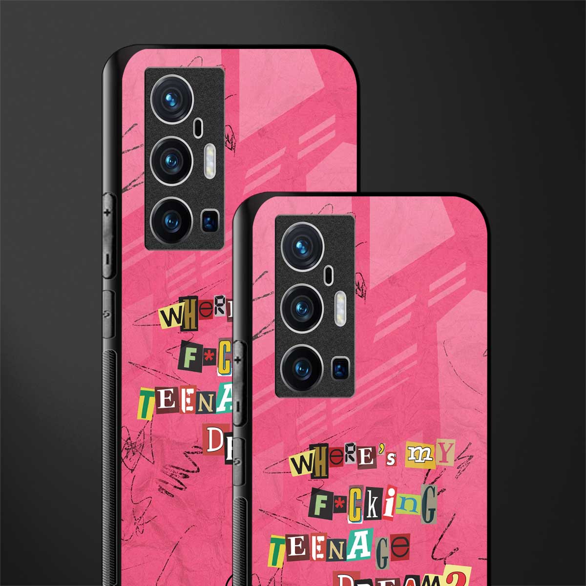 teenage dream glass case for vivo x70 pro plus image-2