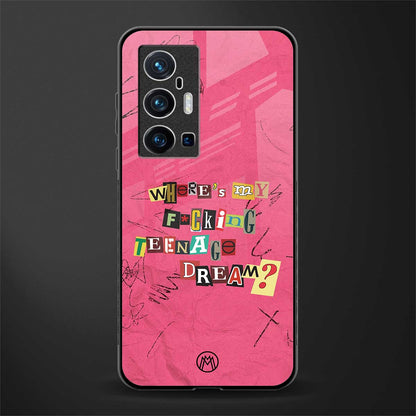 teenage dream glass case for vivo x70 pro plus image