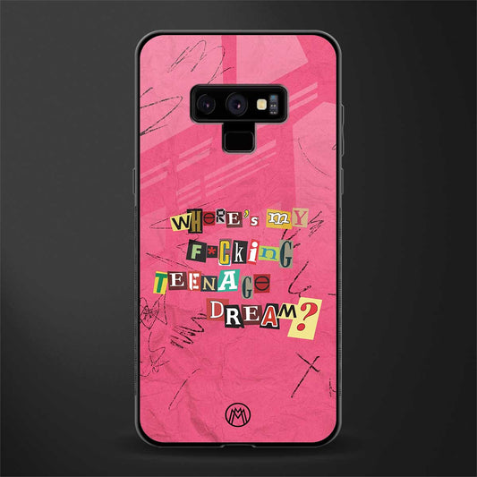 teenage dream glass case for samsung galaxy note 9 image