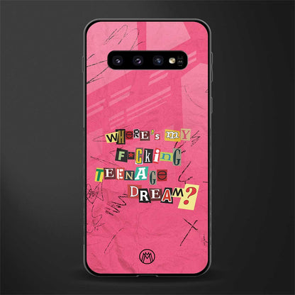 teenage dream glass case for samsung galaxy s10 image