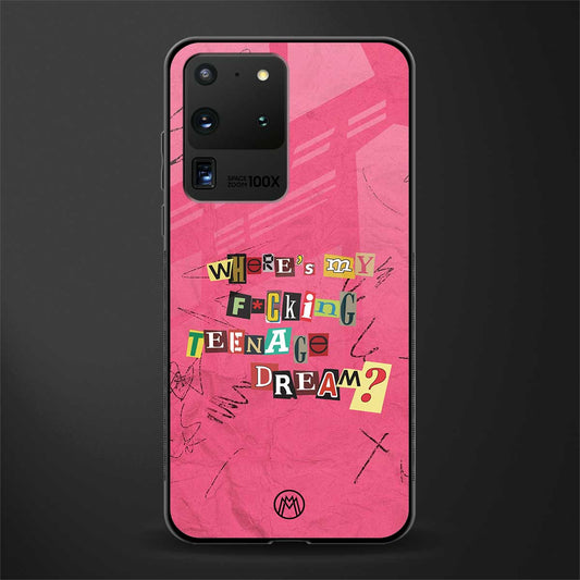 teenage dream glass case for samsung galaxy s20 ultra image