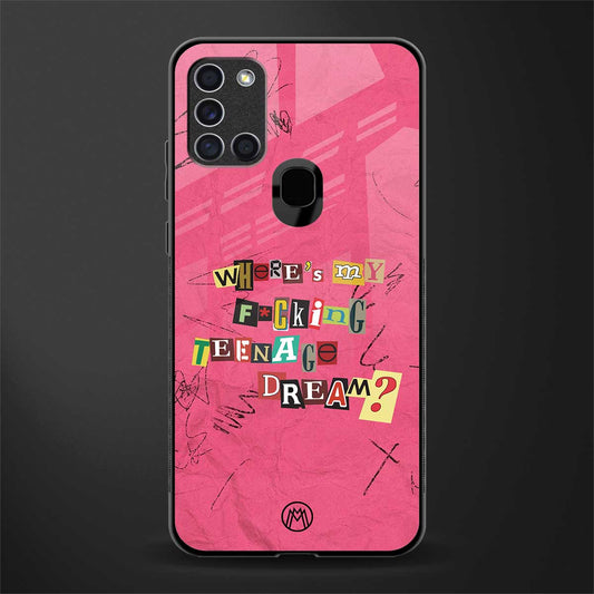 teenage dream glass case for samsung galaxy a21s image