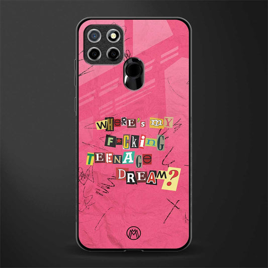 teenage dream glass case for realme narzo 20 image