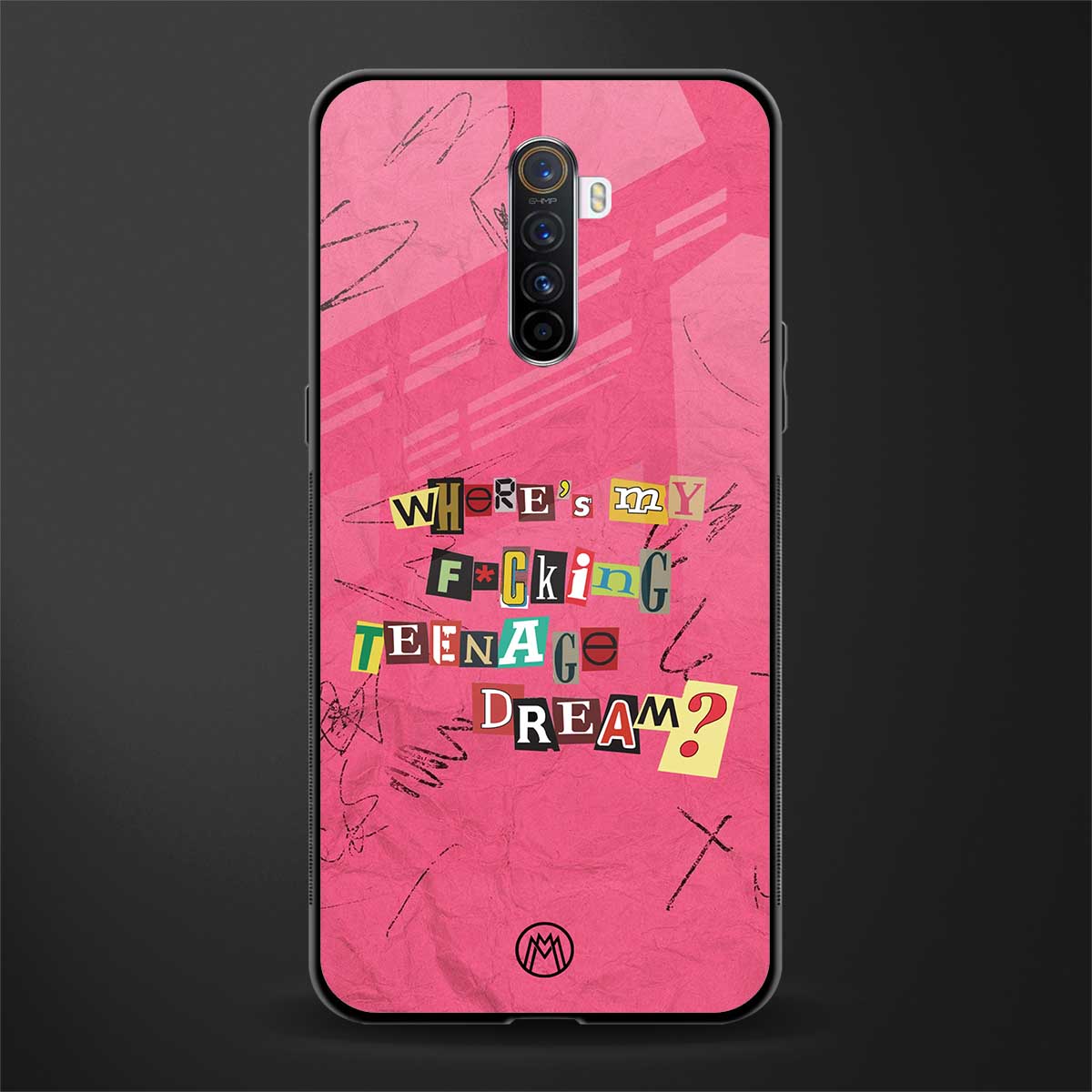 teenage dream glass case for realme x2 pro image