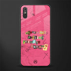 teenage dream glass case for redmi 9i image