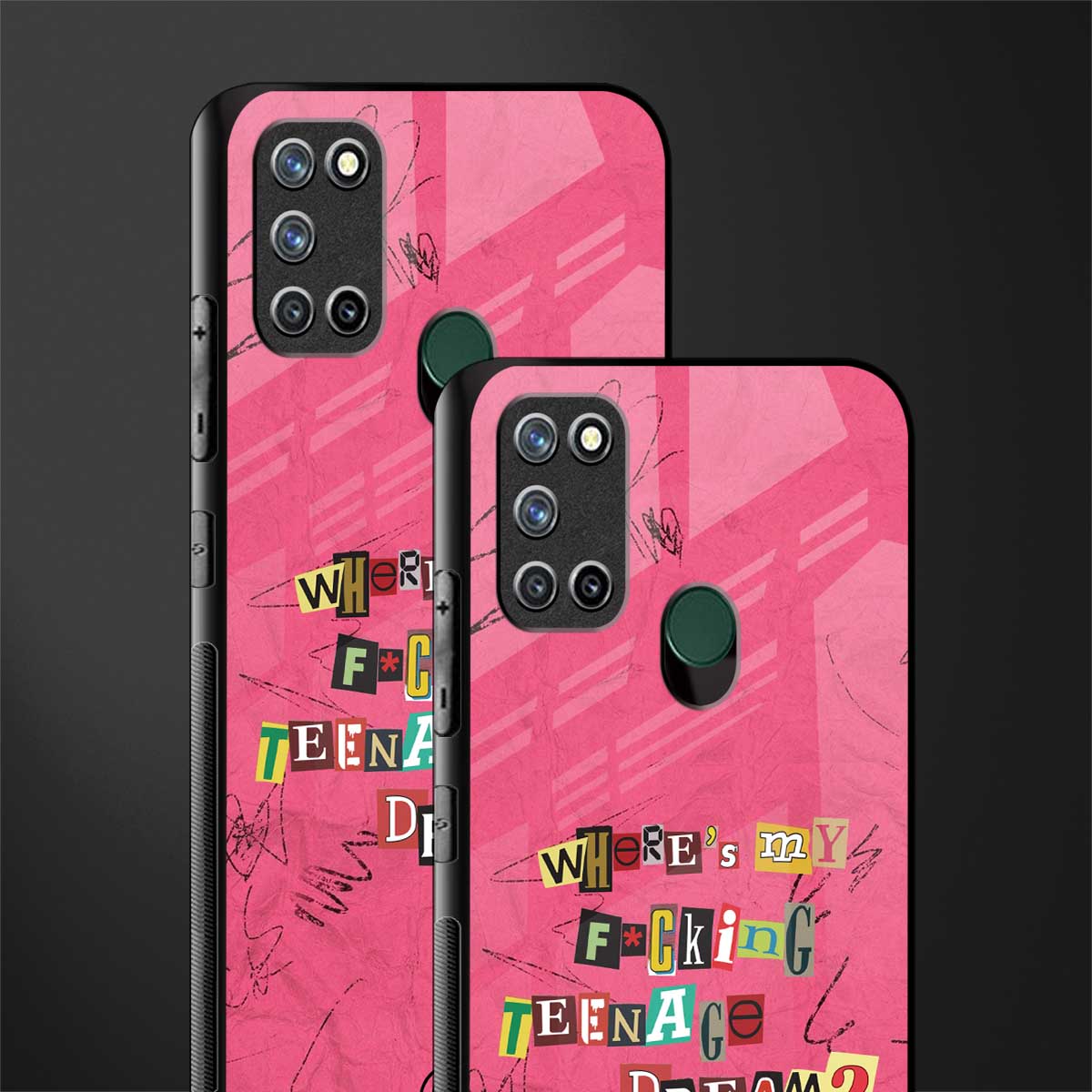 teenage dream glass case for realme 7i image-2