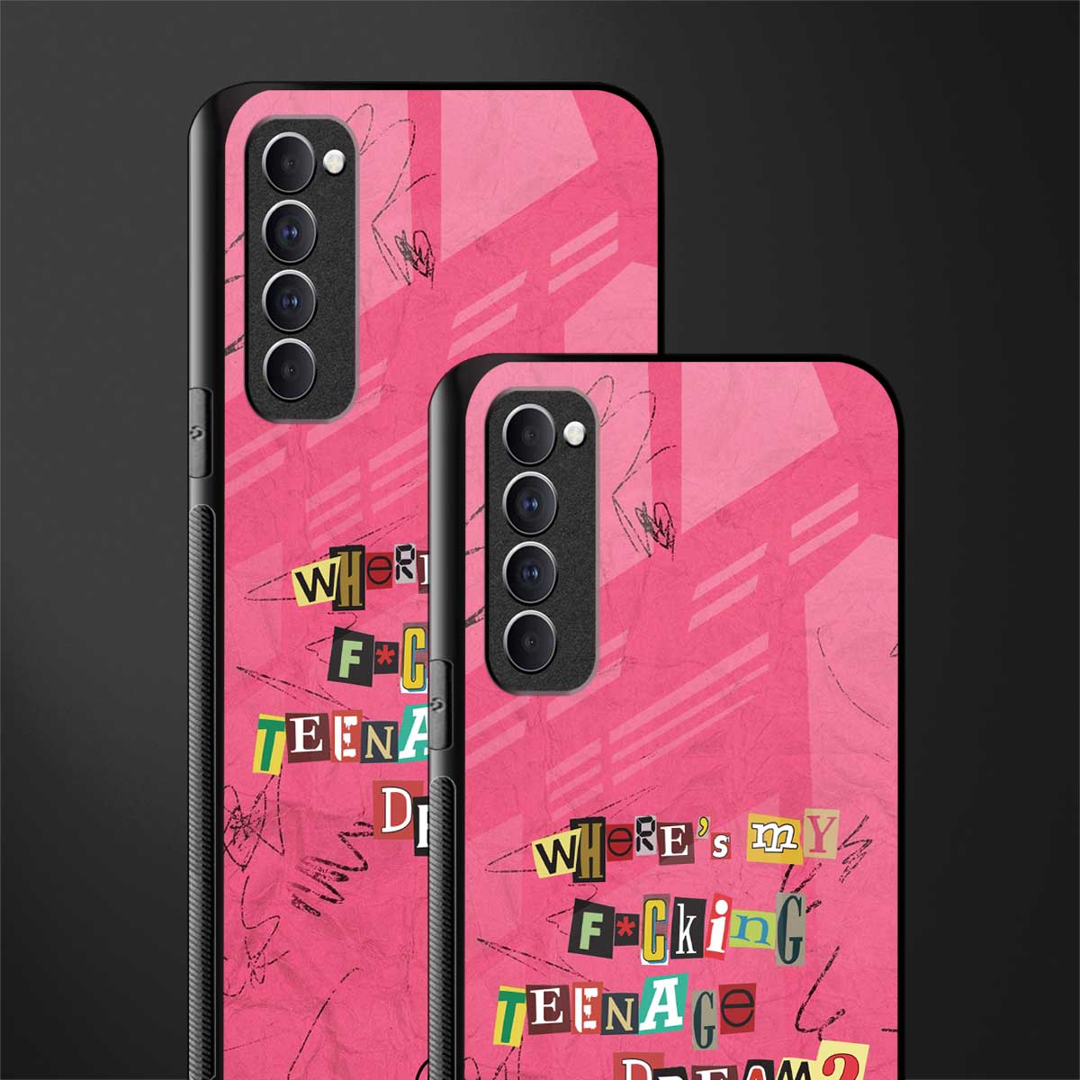 teenage dream glass case for oppo reno 4 pro image-2