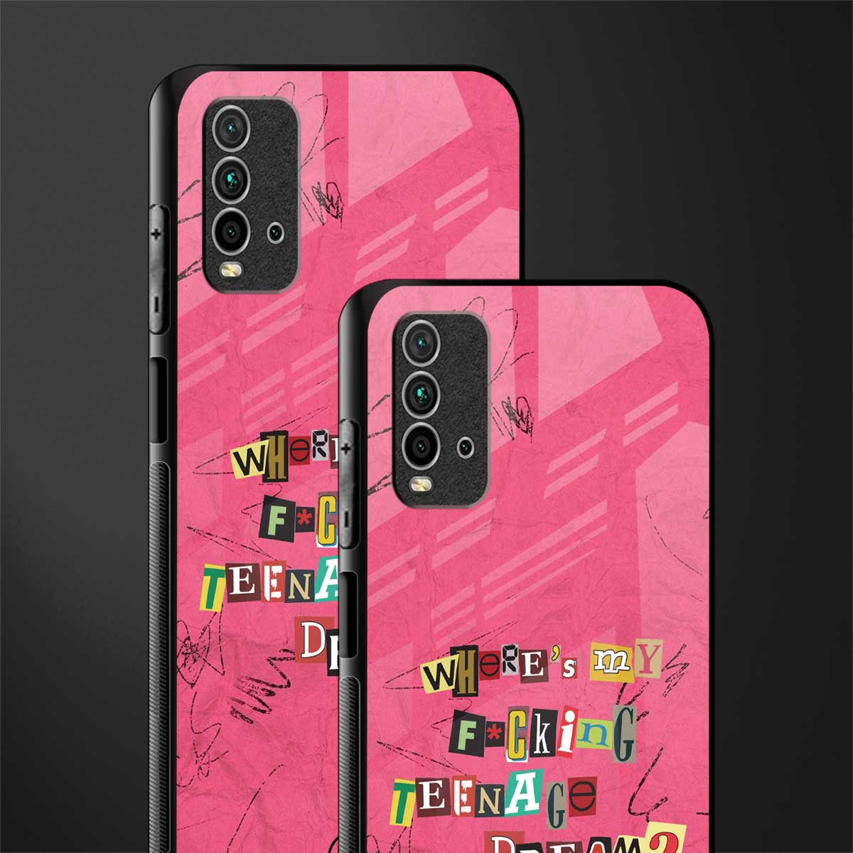 teenage dream glass case for redmi 9 power image-2