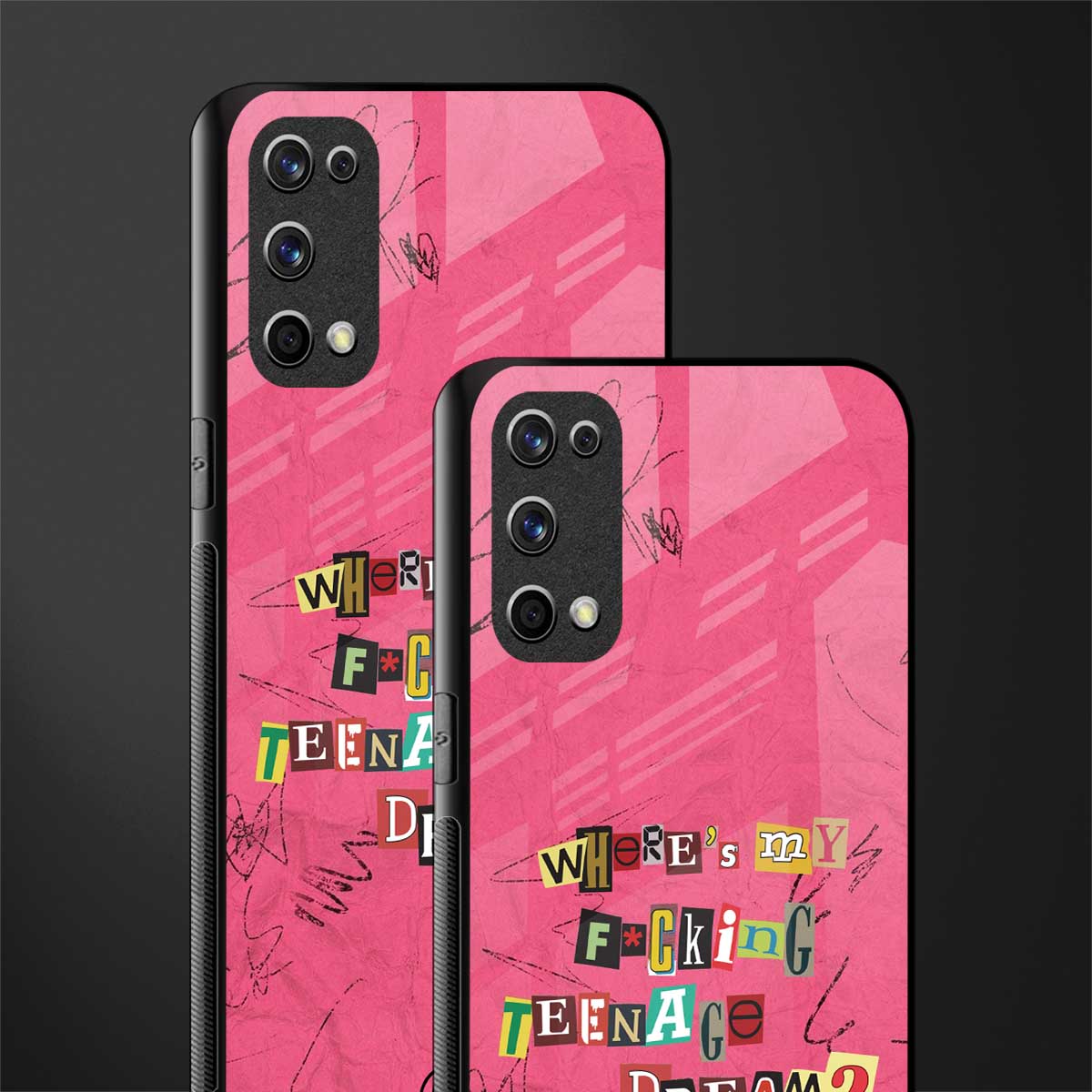 teenage dream glass case for realme x7 pro image-2