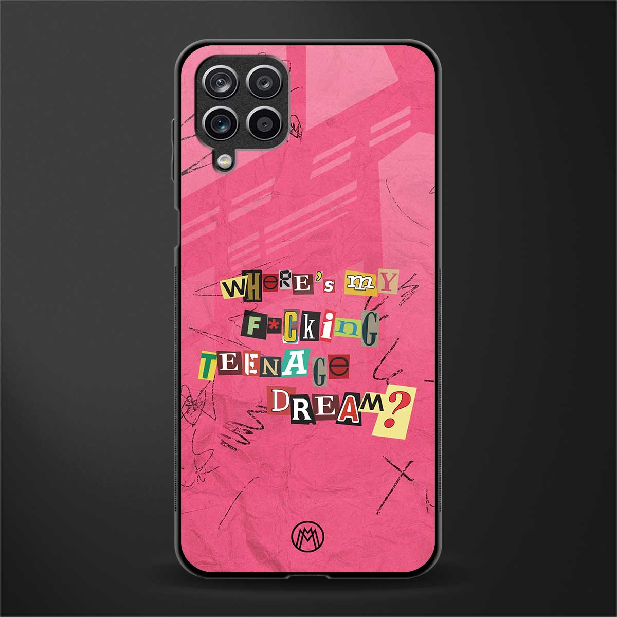 teenage dream glass case for samsung galaxy m12 image