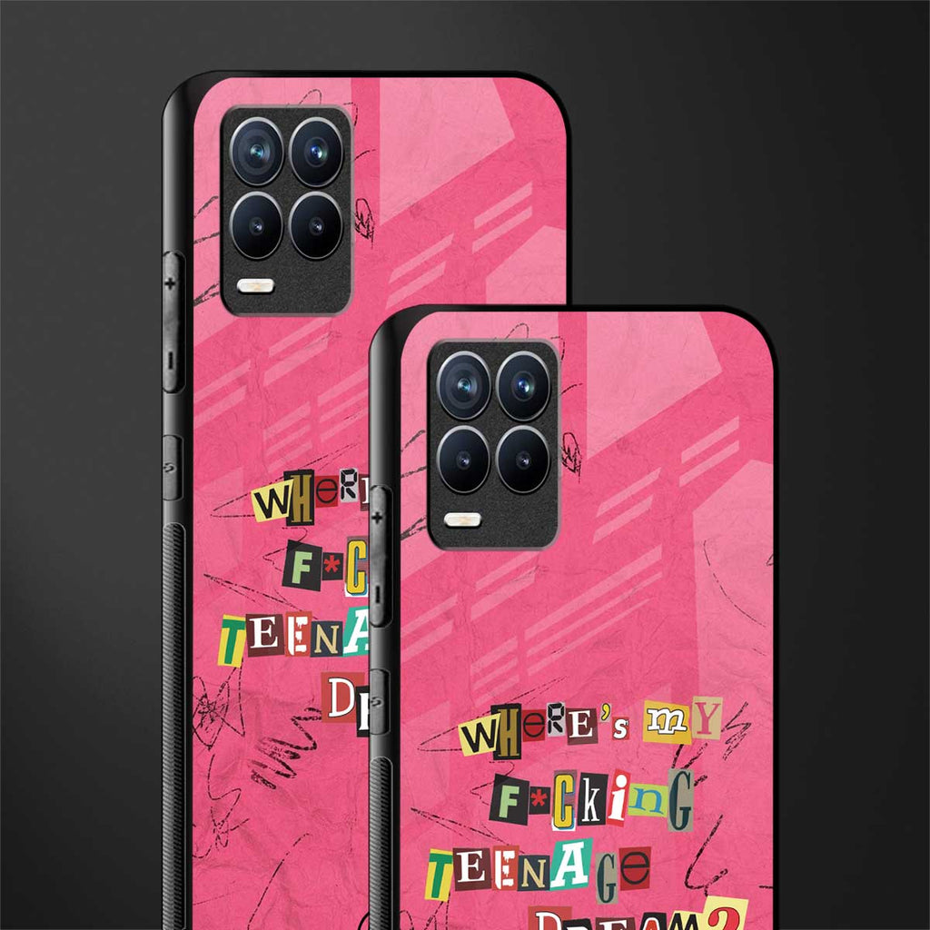 teenage dream glass case for realme 8 4g image-2