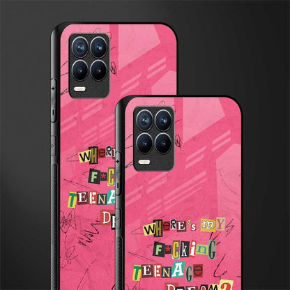 teenage dream glass case for realme 8 4g image-2