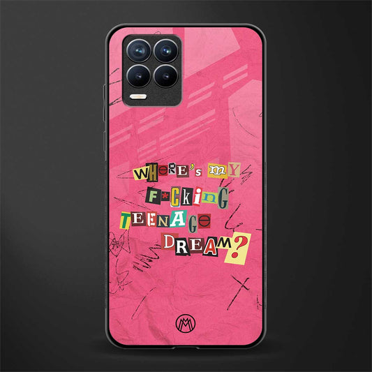 teenage dream glass case for realme 8 4g image