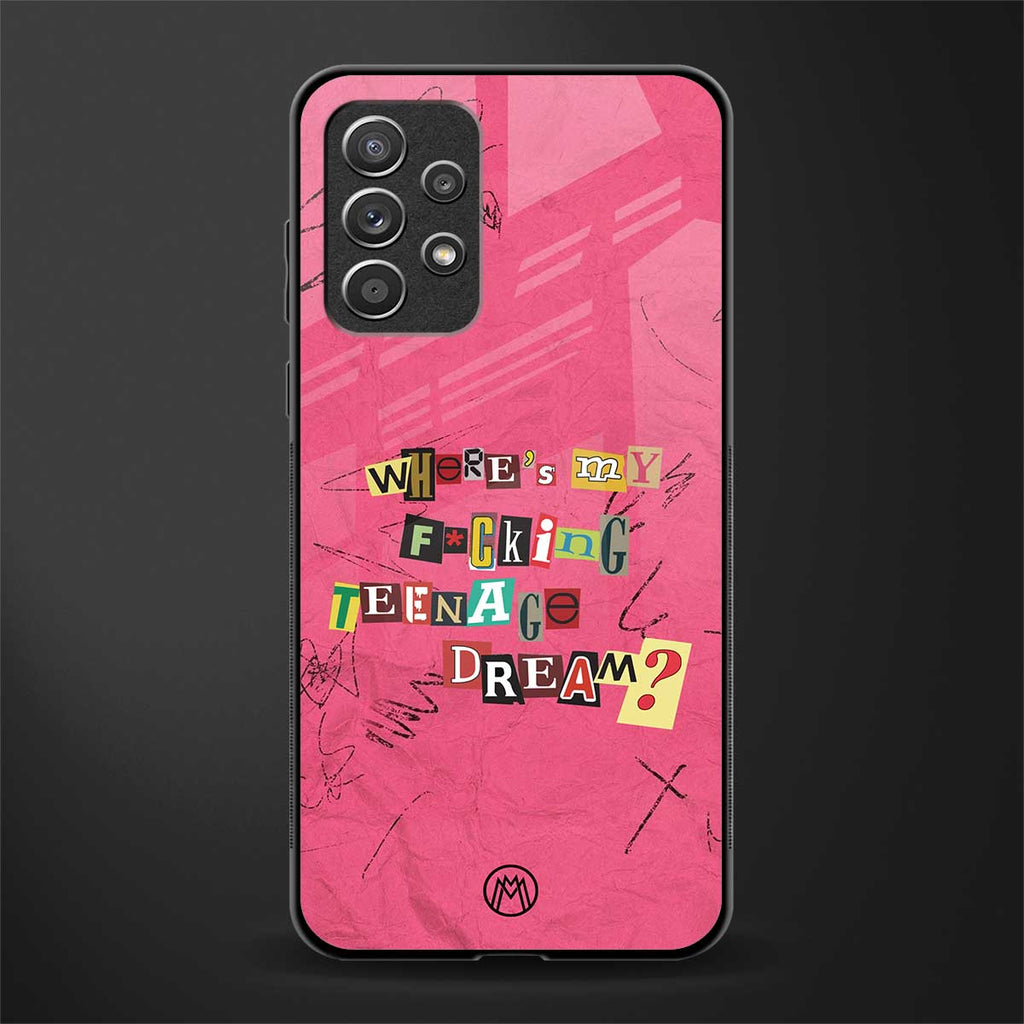 teenage dream glass case for samsung galaxy a72 image