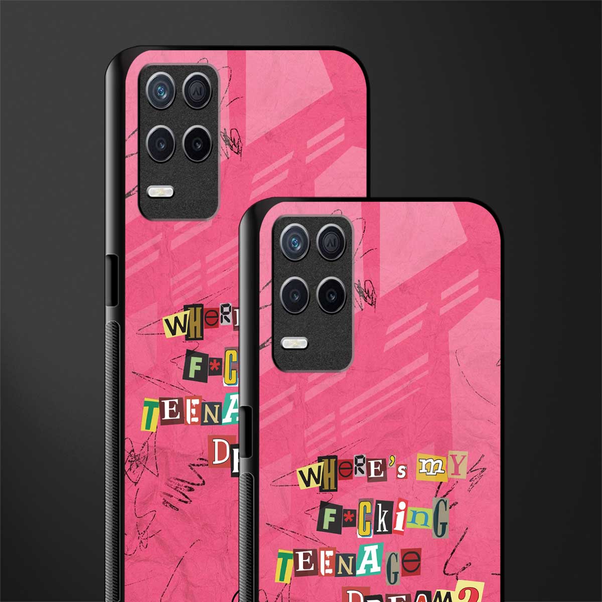 teenage dream glass case for realme 8 5g image-2