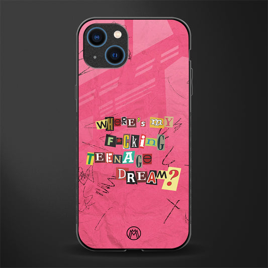 teenage dream glass case for iphone 14 plus image