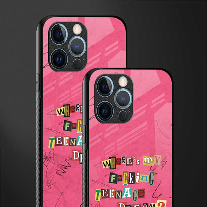 teenage dream glass case for iphone 12 pro image-2