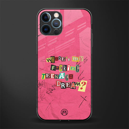 teenage dream glass case for iphone 12 pro max image