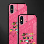 teenage dream glass case for iphone xs image-2