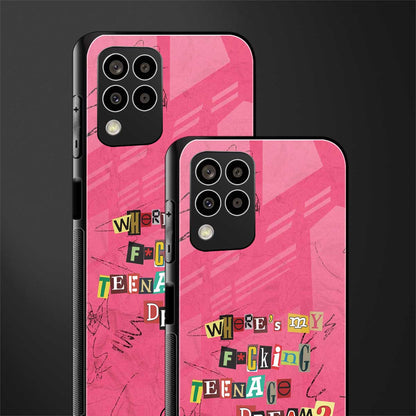 teenage dream back phone cover | glass case for samsung galaxy m33 5g