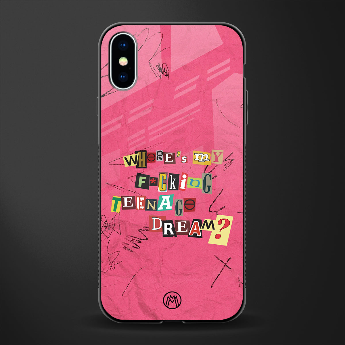 teenage dream glass case for iphone x image