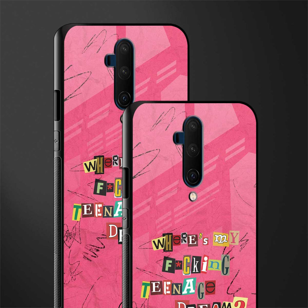 teenage dream glass case for oneplus 7t pro image-2