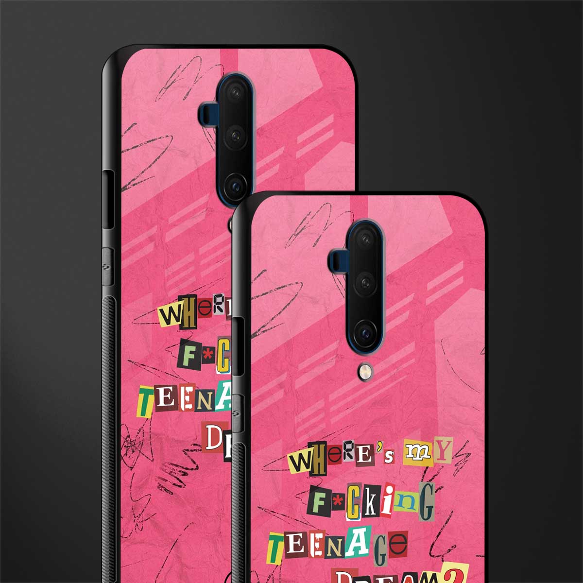 teenage dream glass case for oneplus 7t pro image-2