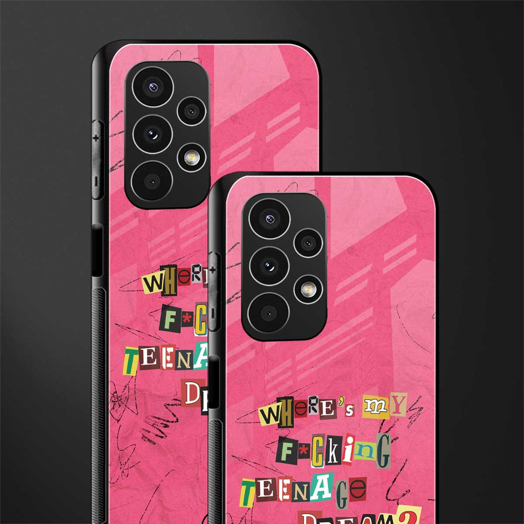 teenage dream back phone cover | glass case for samsung galaxy a13 4g