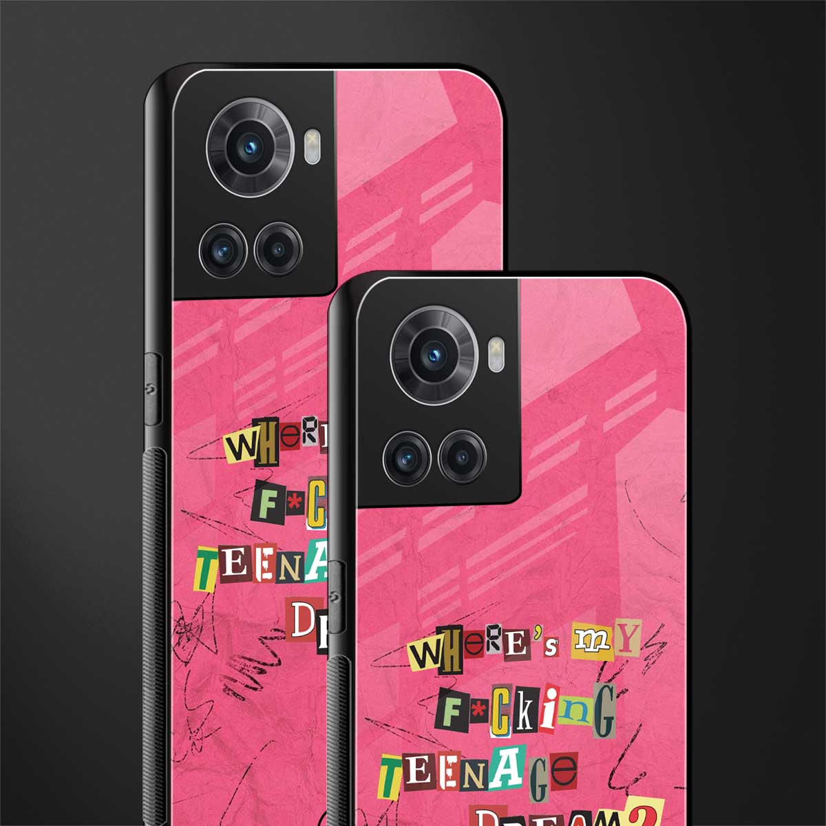 teenage dream back phone cover | glass case for oneplus 10r 5g