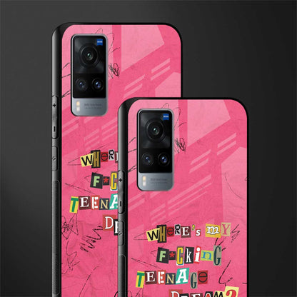 teenage dream glass case for vivo x60 image-2