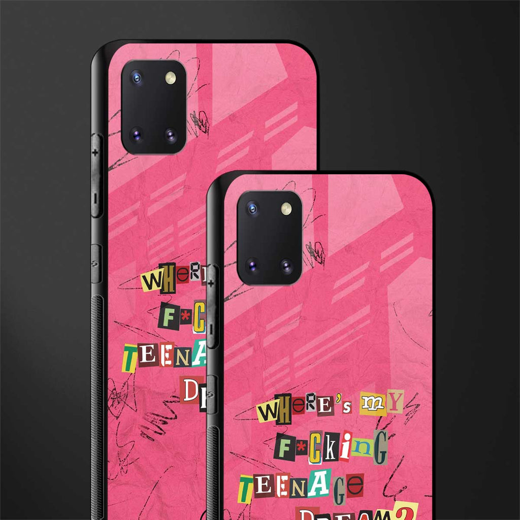 teenage dream glass case for samsung galaxy note 10 lite image-2