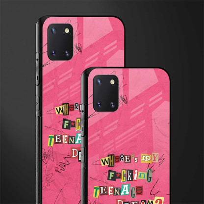 teenage dream glass case for samsung a81 image-2