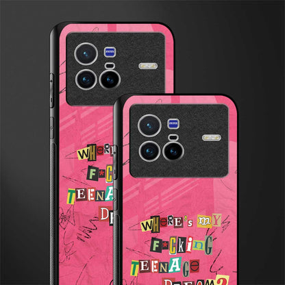 teenage dream glass case for vivo x80 image-2